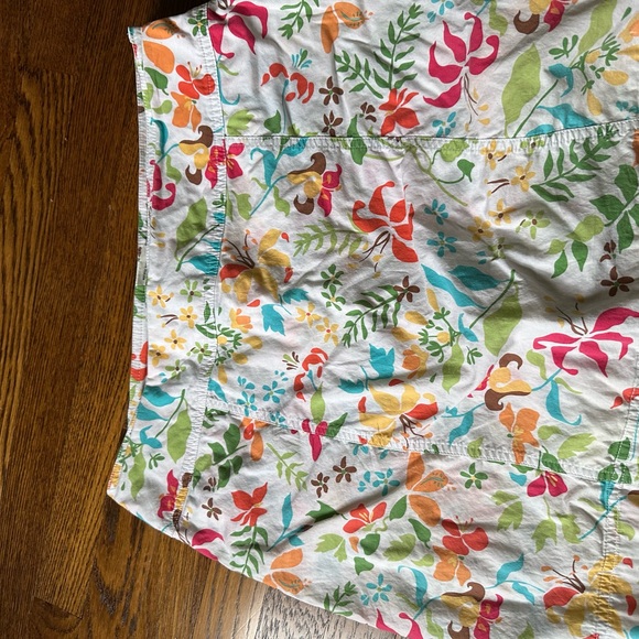 Vintage White Stag Stretch Skorts Tropical Design Size 12 - Picture 4 of 7